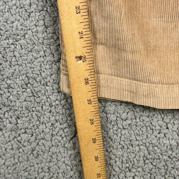 Vineyard Vines Pants Womens Size 14 Light Brown Corduroy Slim Fit Straight Leg - Picture 8 of 12